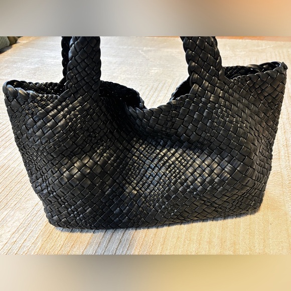 FALOR - Woven Italian Leather Tote - Picture 3 of 11